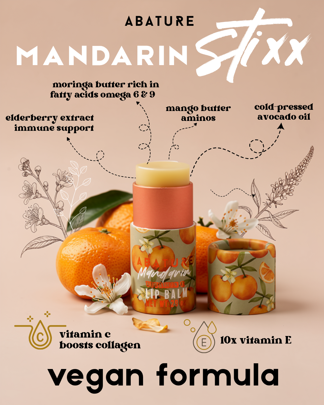 コレクション CHEEKY LITTLE MANDARIN Mandarin STIXX 20pc Display Set – ABATURE WHOLESALE